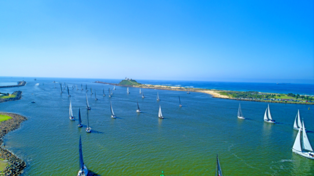 yacht race today newcastle nsw