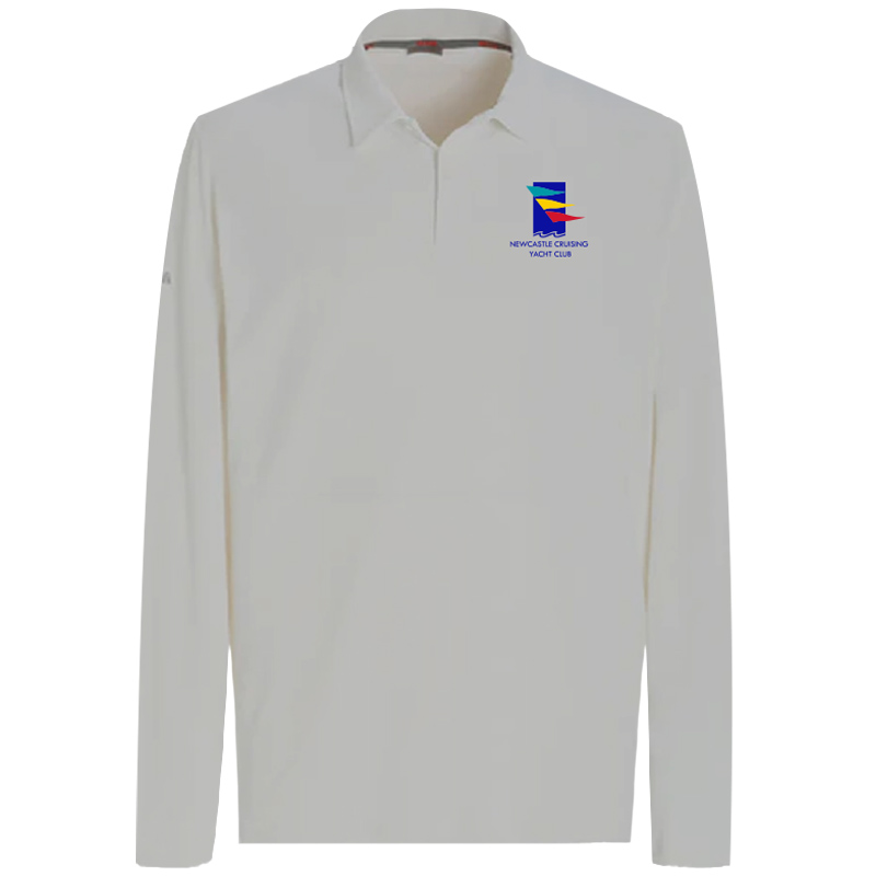 NCYC Slam Tech Pique LS Polo - Image 2